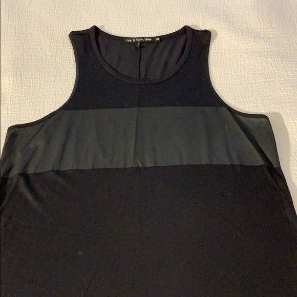 rag & bone Tops - Rag & Bone Black tank top tee